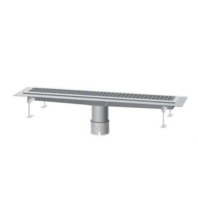 Image pour KESSEL-Linear channel drain 6015100 stainless steel, B: 158, L: 1042, H: 55