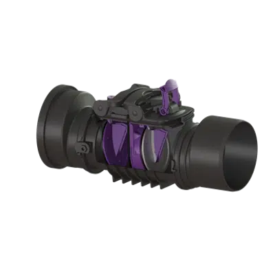 Image for KESSEL twin flap backwater valve Staufix Control, DN200, exposed, rat protection