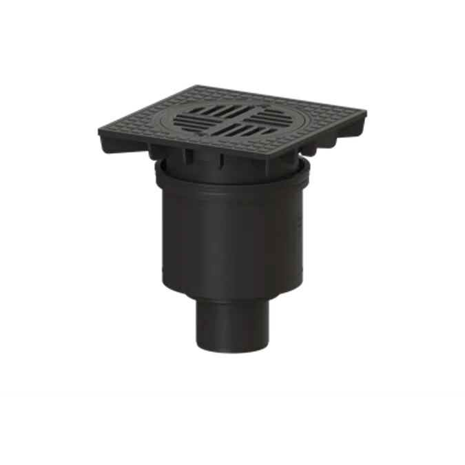 KESSEL-Yard drain 67060.30 Ø 110, vertical outlet