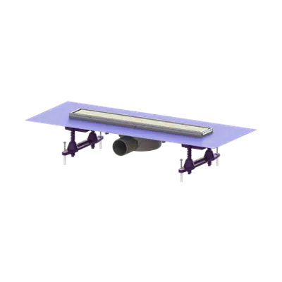 imagem para KESSEL-Shower channel 45600.60 Linearis Compact, Ø 50, lateral, L=450