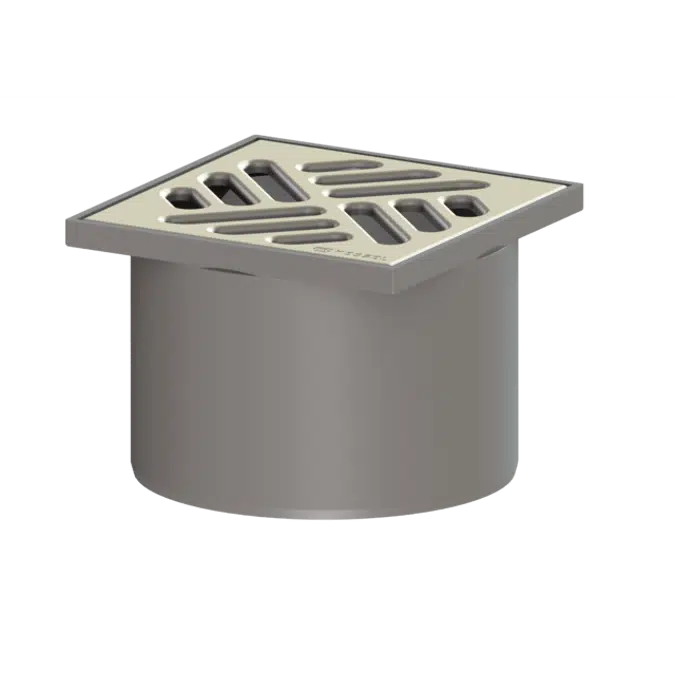 KESSEL-Upper section 27165 cover slotted in stainless steel