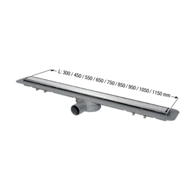 Immagine per KESSEL shower channel Linearis Compact L: 1150 mm, lateral outlet DN 50, WaD