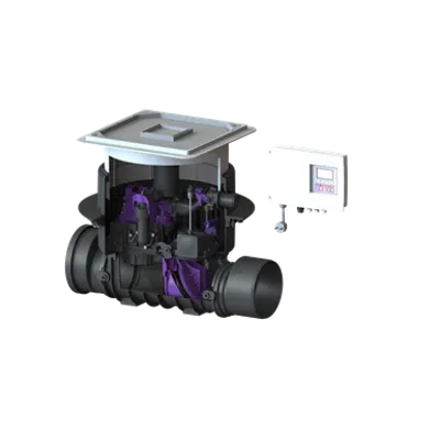 Image for KESSEL-Backwater lifting station 21200X Ecolift, Ø200, black cover and drain