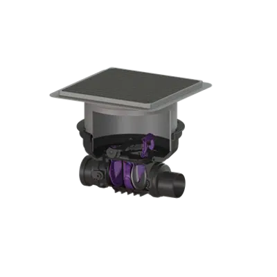 Image for KESSEL twin flap backwater valve Staufix Control, DN90, tile-over, concrete slab,