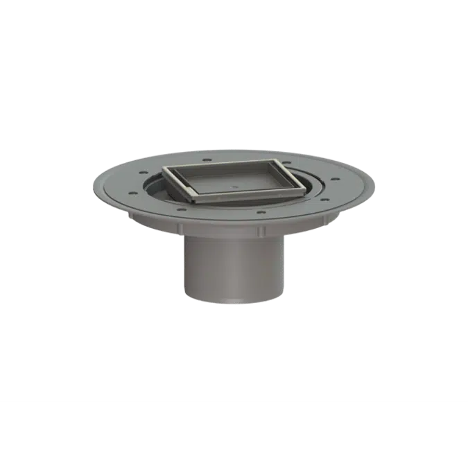 KESSEL-Variofix upper section 47906 cover recessed for tiling, System 100