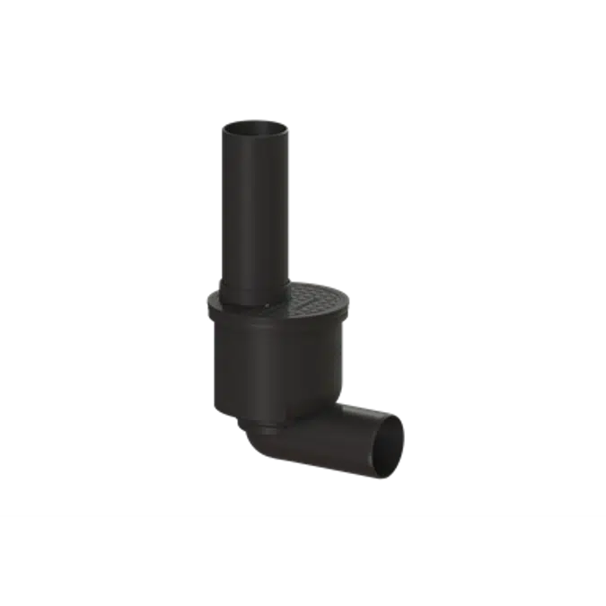 KESSEL-Gutter drain 67945 lateral Ø 110, with wall securing