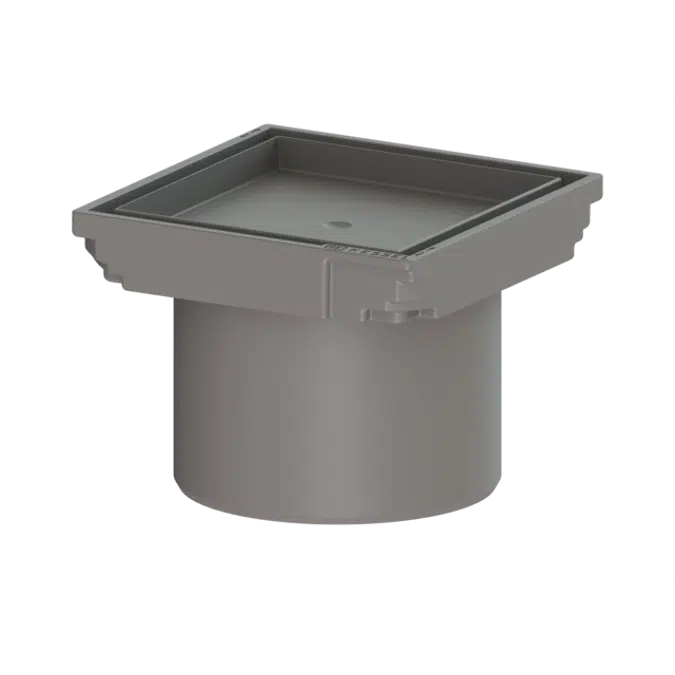 KESSEL-Upper section 27210 cover recessed for tiling, System 100