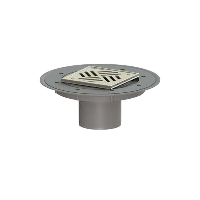 KESSEL-Variofix upper section 47902 cover slotted in st. steel, System 100