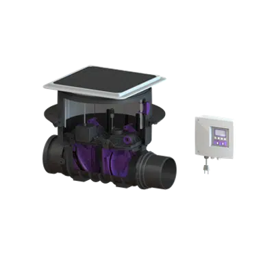 Image for KESSEL-Backwater valve 84150S Staufix FKA Komfort Ø160, black cover