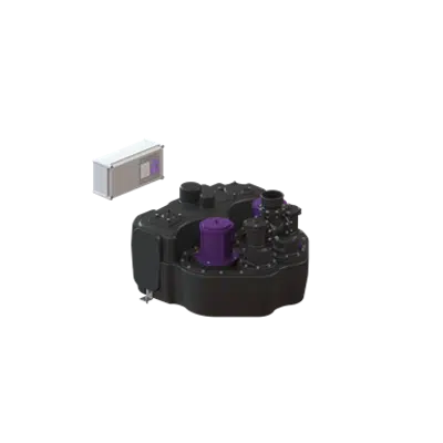 Image pour KESSEL-Lifting station Aqualift F Duo SPF1500-S1, vert. pres. pipe, Standard