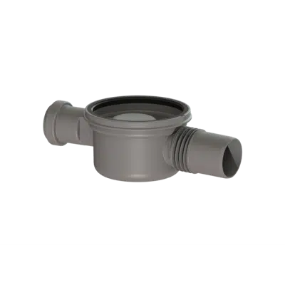 kessel-drain body "the superflat" 42701 lateral outlet ø50, one inlet ø40