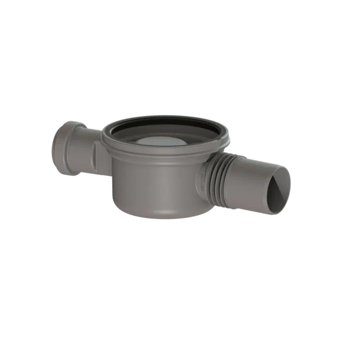 KESSEL-Drain body "the Superflat" 42701 lateral outlet Ø50, one inlet Ø40