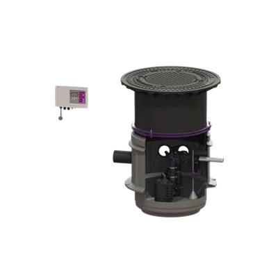 Image for KESSEL-Pumping Stat. Aqualift S 824811B Ø600, 2 GTF600, SDS-Control, D1, cl.B