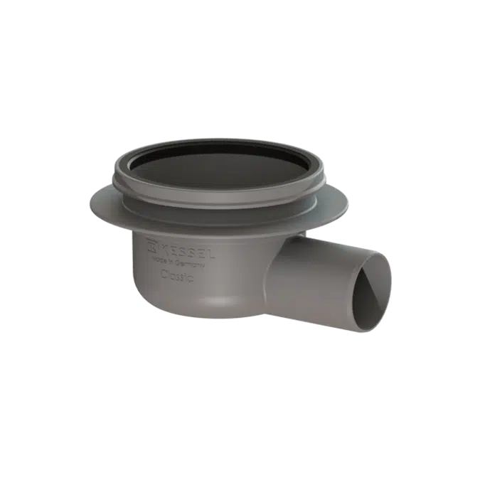 KESSEL-Drain body Ø 50 40151 lateral, without odour trap