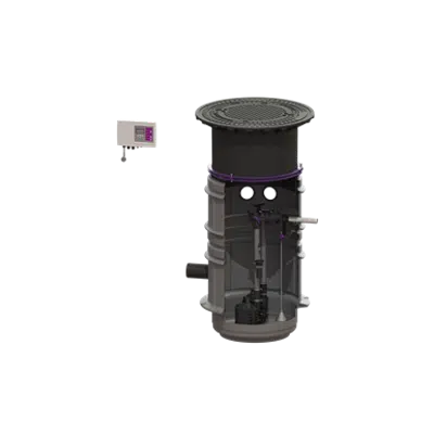 Image for KESSEL-Pumping Stat. Aqualift S 824821B Ø600, 2 GTF600, SDS-Control, D2, cl.B