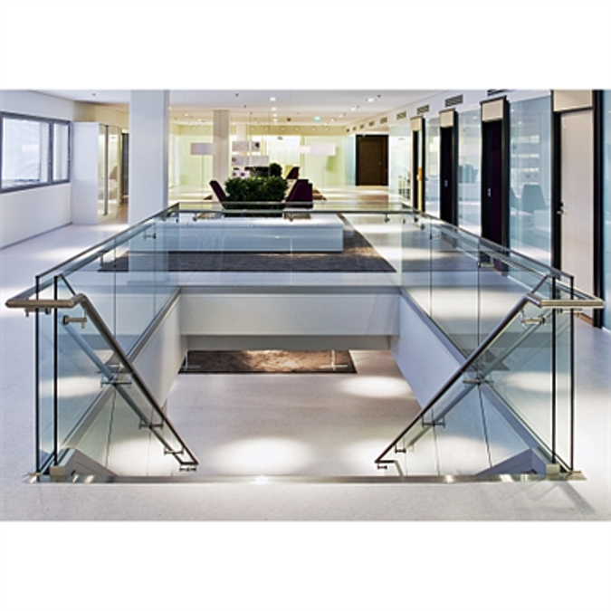 Glass railings system LK60