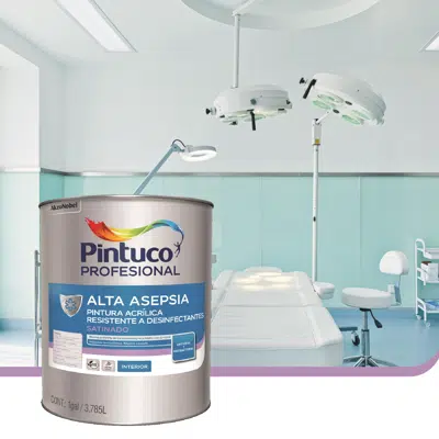 afbeelding voor Acrylic Paint High Asepsis Antibacterial maximum washing and disinfection 