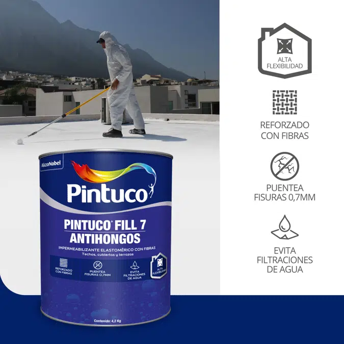 Pintuco Fill 7 Impermeabilizante Antihongos