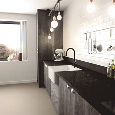 Image for Silestone Negro Stellar