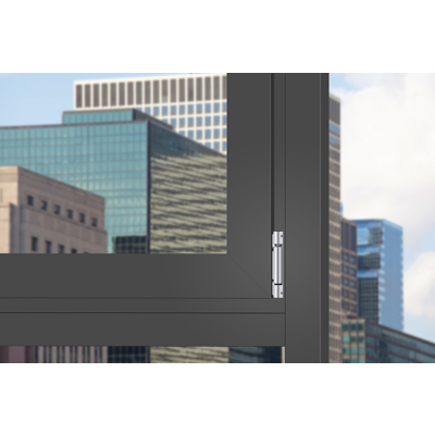 imagen para Single-sash aluminum window with the Roto AL hardware system
