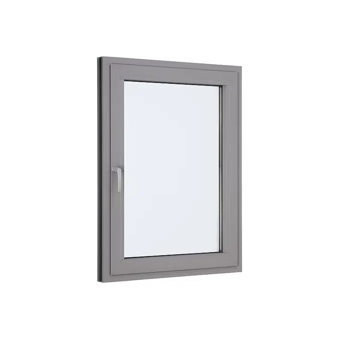 Single-sash aluminum window with the Roto AL hardware system