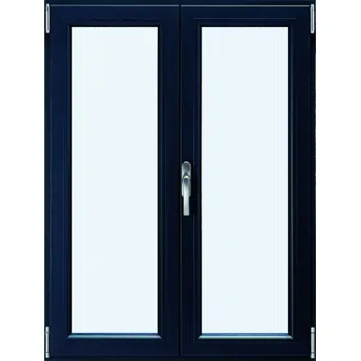 画像 Double-sash aluminum window with the Roto AL hardware system