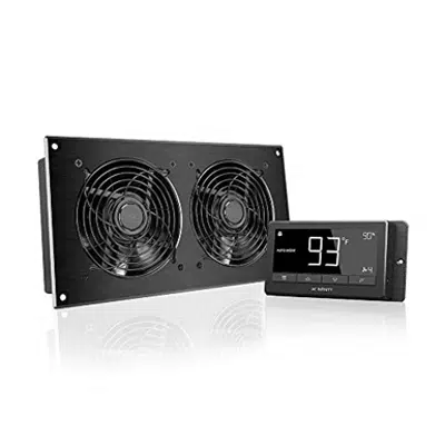 Image for AC Infinity AIRTITAN T7, Ventilation Fan 12" with Temperature Humidity Controller, for Crawl Space, Basement, Garage, Attic, Hydroponics, Grow Tents