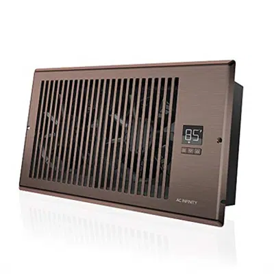 AC Infinity AIRTAP T6, Quiet Register Booster Fan with Thermostat Control. Heating Cooling AC Vent. Fits 6” x 12” Register Holes.图像