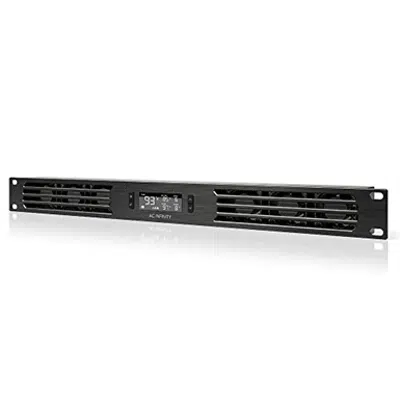 kép a termékről - AC Infinity CLOUDPLATE T1-N, Rack Mount Fan Panel 1U, Intake Airflow, for cooling AV, Home Theater, Network 19” Racks