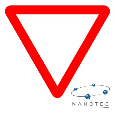 Imagem para R1 Yield Road sign in Fibreglass reinforced polymer composite (NANOTEC)}