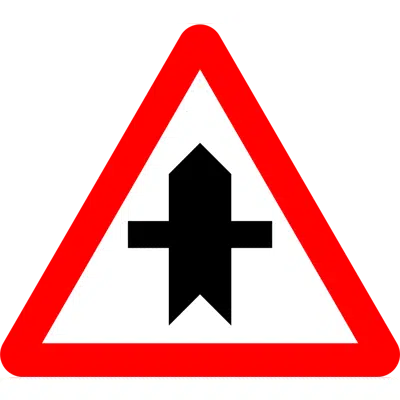 Image pour P-1 Intersection with priority Cross in Fibreglass reinforced polymer composite