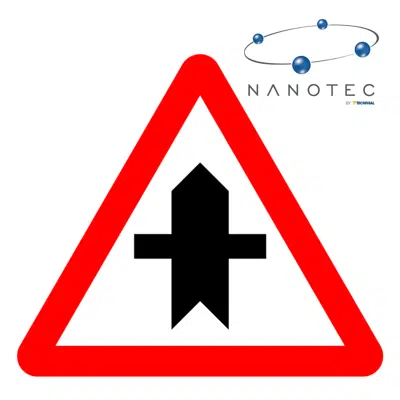 Imagem para P-1 Intersection with priority Cross in Fibreglass reinforced polymer composite (NANOTEC)}