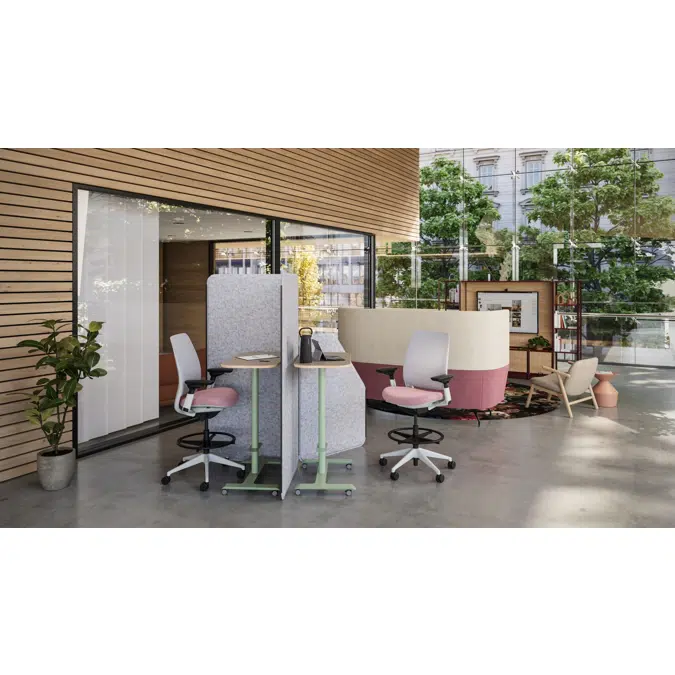 Steelcase Flex Free Standing Office Screen | Acoustic Panel and Room Divider