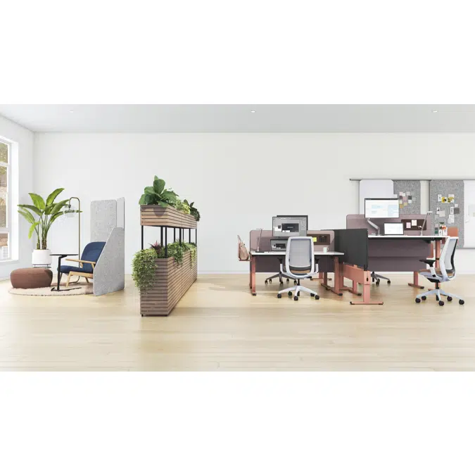 Steelcase Flex Free Standing Office Screen | Acoustic Panel and Room Divider