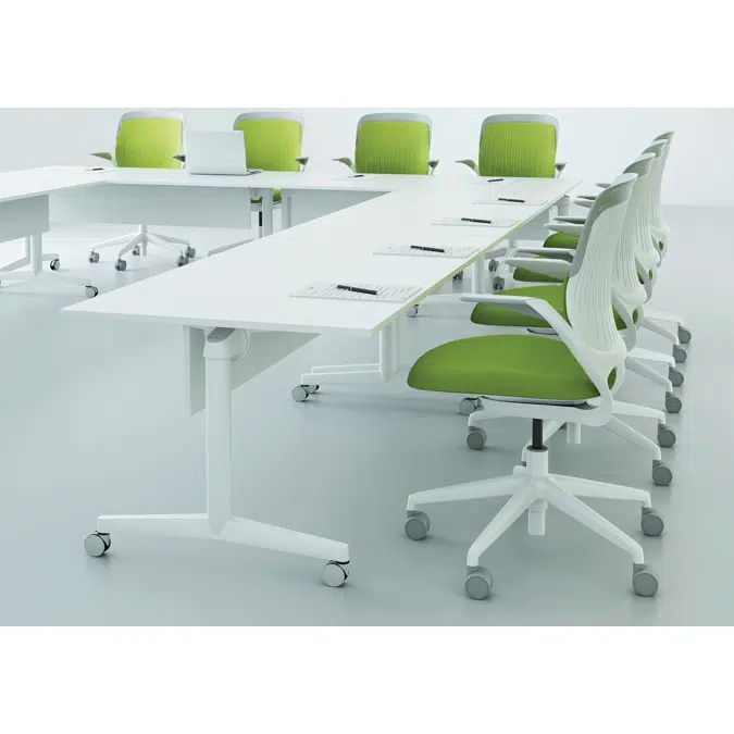 FlipTop Twin Meeting and Training Room Table | Collaborative Office Desk