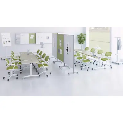 bild för FlipTop Twin Meeting and Training Room Table | Collaborative Office Desk