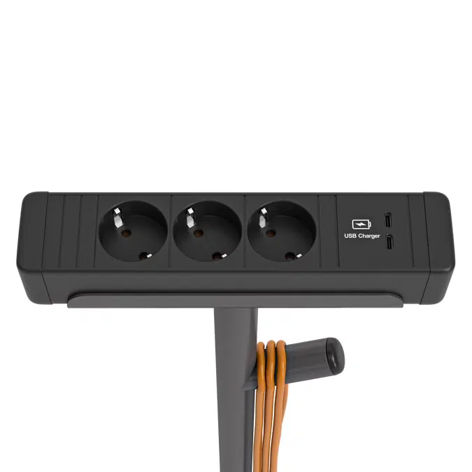 Steelcase Flex Power Cable Hanger & Extension Cord Hanger | Power Stand