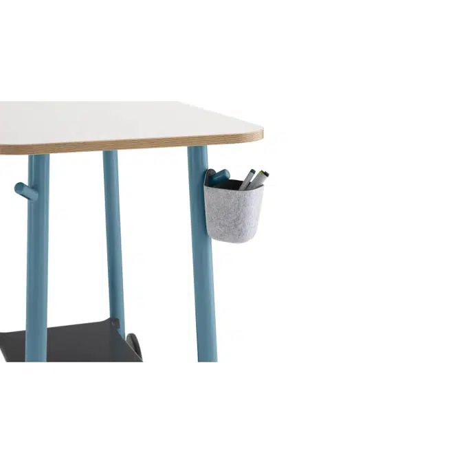 Steelcase Flex Office Desk Basket + Desk Accessories