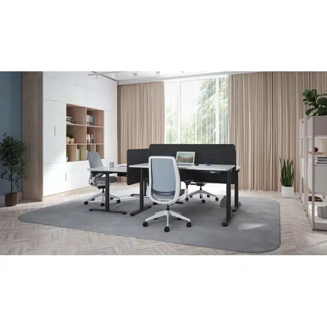 Divisio® Light Desk Privacy & Modesty Screen for Possilio Desk
