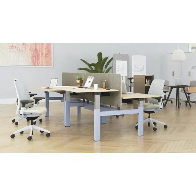Divisio Frameless Screen & Space Divider | Acoustic Desk Screen