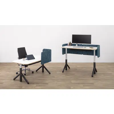 Steelcase Flex Electric Height-Adjustable Office Desk图像