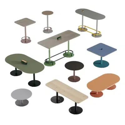 bild för Obelos® Collaboration Tables for Hybrid Meetings - Collaborative Office Desks