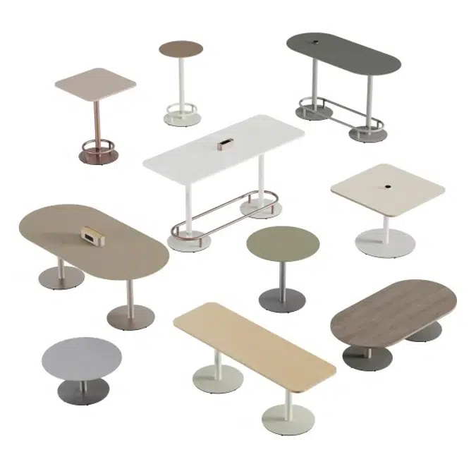 Obelos® Collaboration Tables for Hybrid Meetings - Collaborative Office Desks