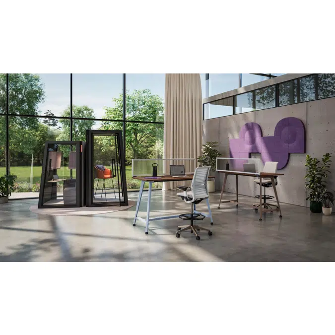 Lares Office Desk and Bench