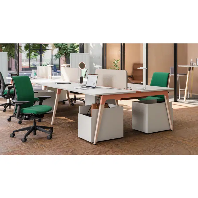 Lares Office Desk and Bench