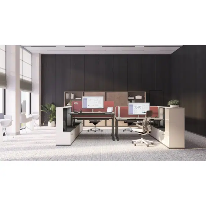 Divisio Frameless Screen & Space Divider | Acoustic Desk Screen