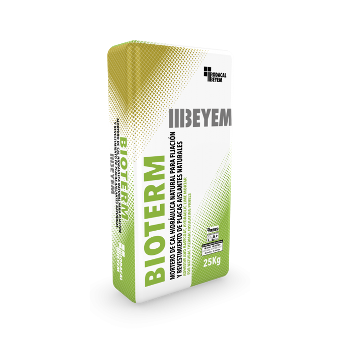 Adhesive and basecoat hydraulic lime - Beyem Bioterm