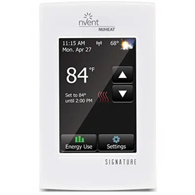 Image for Nuheat SIGNATURE Programmable Dual-Voltage Thermostat with WiFi and Touchscreen Interface