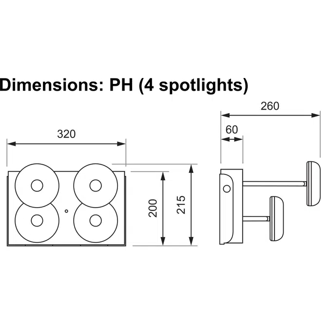 PH series - Emergency Floodlight (IP42)