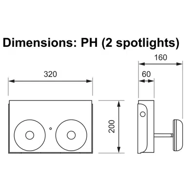 Image pour PH series - Emergency Floodlight (IP42)